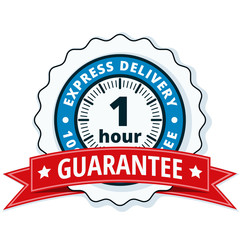 1 Hour Express Delivery illustration