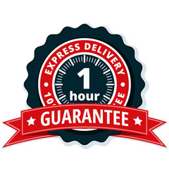 1 Hour Express Delivery illustration