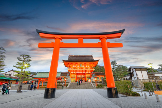 Kyoto, Japan at Fushimi Inari