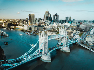 Aerial London view