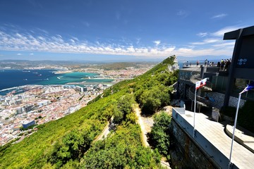 Gibraltar from the rock