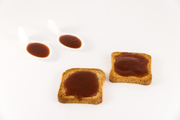 tomato jam toast