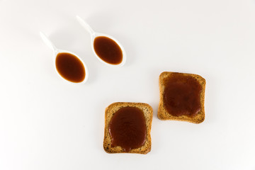 tomato jam toast