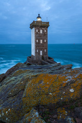 Kermorvan lighthouse, Le Conquet, most western part of France, Bretagne, France