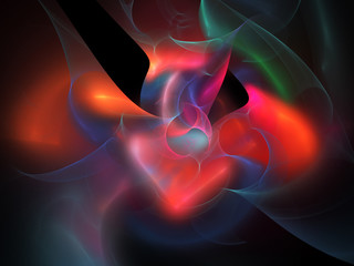 Abstract fractal background