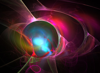 Abstract fractal background