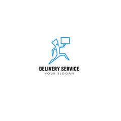 besr original logo and designs concept for fast delivery service company