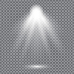 Realistic led lights from projector.