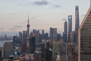 Beautiful shanghai skyline
