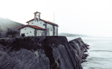 The famous hermitage of San Telmo, in Zumaia