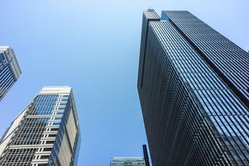 東京　大手町の高層ビル群