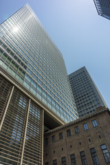 Obraz premium 東京 大手町の高層ビル群