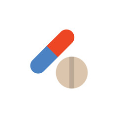 colored medicines icon. Element of science and laboratory for mobile concept and web apps. Detailed medicines icon can be used for web and mobile. Premium icon