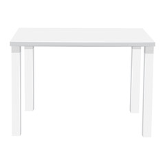 Wooden table isolated illustration on white background