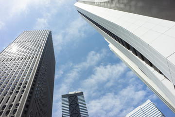 Fototapeta na wymiar 東京西新宿　副都心の高層ビル群