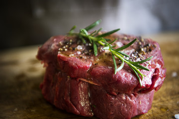 A fillet steak food photography recipe idea