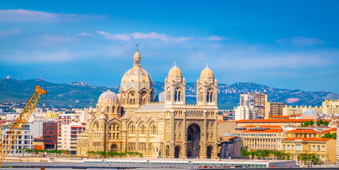 Cathedral de la Major - main church in Marseille, France