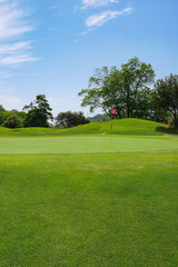 ゴルフコース パッティンググリーン