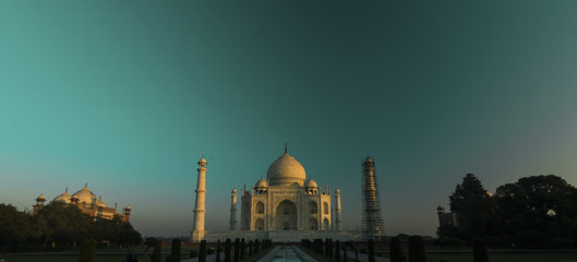 Taj Mahal, Agra, in different shades