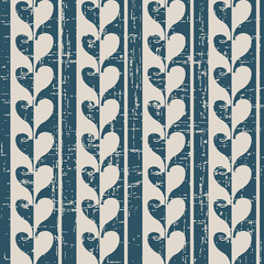 Worn out antique seamless background Love Heart Curve Cross Line