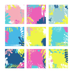 Abstract Card Templates