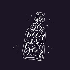 Hand Drawn Beer Illustration