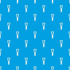 Hairbrush pattern vector seamless blue