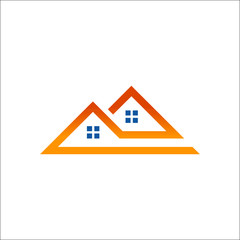 Real estate vector logo icon illustration set
