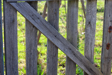 texture of old wooden fence