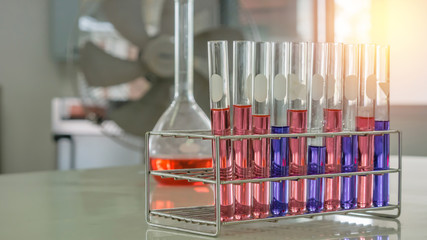 laboratory test tubes