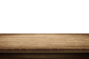 wooden shelf on wall