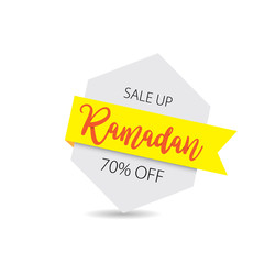 Ramadan Sale Illustration for Business or Company