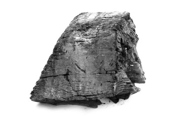 coal isolated on white background