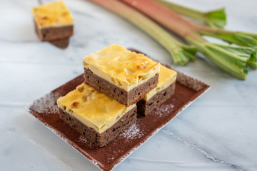 Rhabarber Käsekuchen