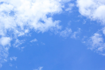blue sky with clouds