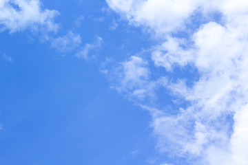 blue sky with clouds