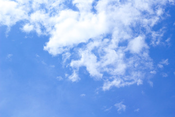 blue sky with white clouds