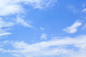 blue sky with white clouds