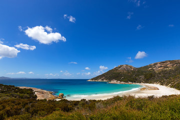 Little Beach , Mt Gardner at Two peoples Bay conservation reserve in Albany, Australia.