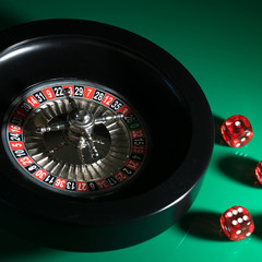 Casino Roulette Game. Casino Gambling Concept