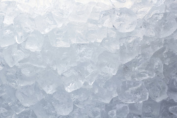 Fototapeta na wymiar Ice cubes close-up background