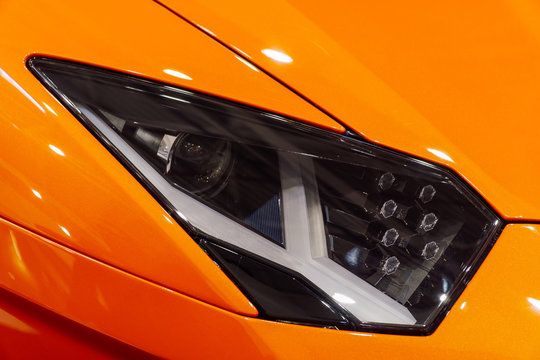 Head Lights Of Luxurious Sports Car © radub85