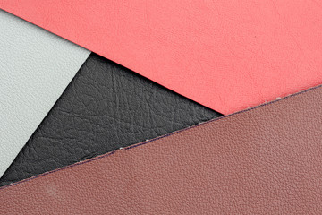 Artificial leather variety shades of colors 