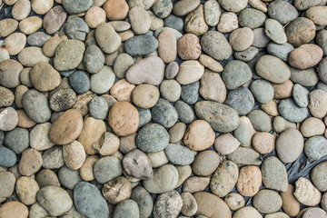 pebbles stone texture background.