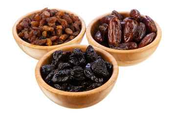 A mix of dried fruit
