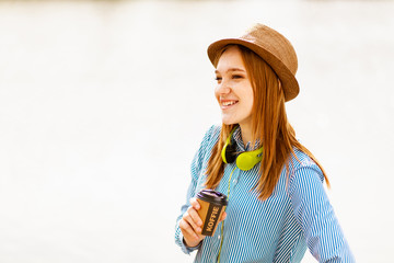 Young red haired girl