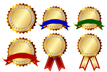 メダル　フレーム　金　アイコン