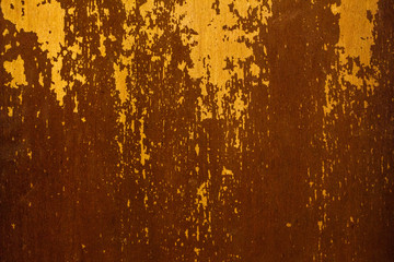 brown crumbling surface