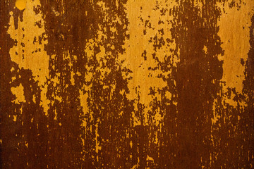 old lacquered surface with abrasions and cracks