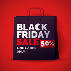 Black friday. Big sales. Trendy, modern poster to advertise your goods.